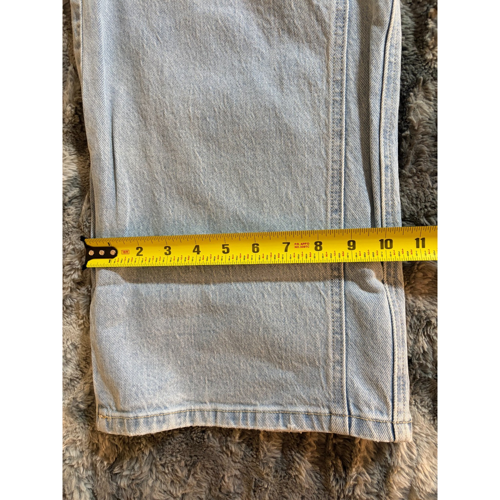 VERVET Flying Monkey Kris Baggy Wide Leg Jeans Light Wash Size 31 Y2K New - Picture 8 of 8